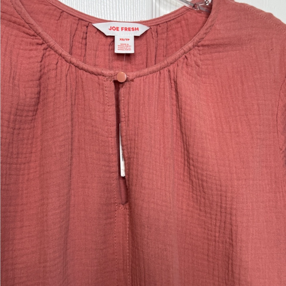 Joe Fresh Ruffled Babydoll Long Sleeve Dress XS - Picture 4 of 6